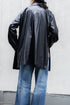 【Licht Bestreben】"FAKE-FAKE LEATHER Ⅱ BALMACAAN COAT"